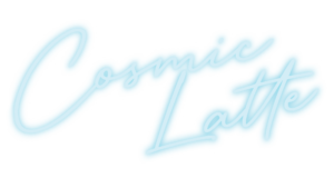 Neon logo for German Fusion Jazz Trio Cosmic Latte's debut album "Trapezia". Design by Anni Buhl.